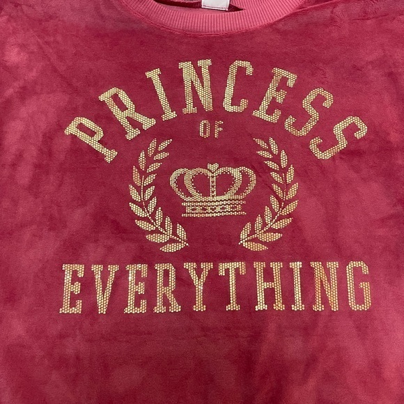 Girl’s Velour Sweatshirt - Picture 4 of 5